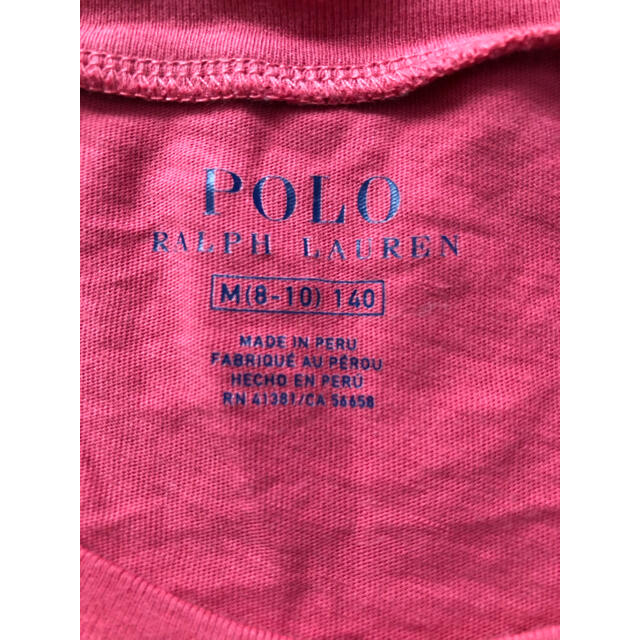 Ralph Lauren(ラルフローレン)のラルフローレン  Tシャツ140cm キッズ/ベビー/マタニティのキッズ服女の子用(90cm~)(Tシャツ/カットソー)の商品写真