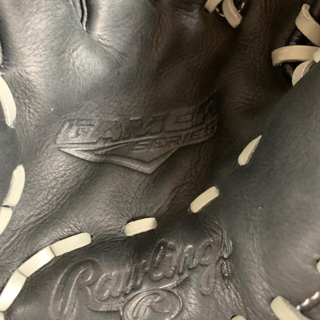Rawlings(ローリングス)の中古　ローリングス　硬式グローブ　GAMER series ブラック　左投げ用 スポーツ/アウトドアの野球(グローブ)の商品写真