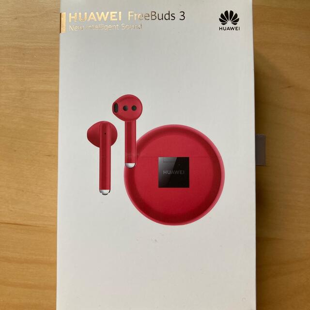 HUAWEI(ファーウェイ)のHUAWEI FreeBuds3 赤 スマホ/家電/カメラのオーディオ機器(ヘッドフォン/イヤフォン)の商品写真
