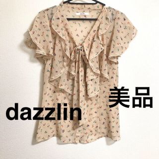 ダズリン(dazzlin)のdazzlin ダズリン 小花柄 リボンタイ 半袖ブラウス(シャツ/ブラウス(半袖/袖なし))