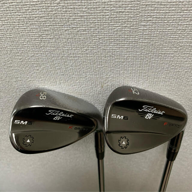 Titleist(タイトリスト)のタイトリスト ボーケイ SM6 (スティールグレー)　2本セット　52°＋58° スポーツ/アウトドアのゴルフ(クラブ)の商品写真