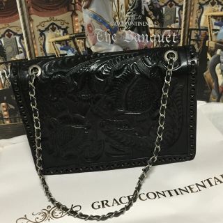 GRACE CONTINENTAL - カービングチェーンバッグの通販 by k 's