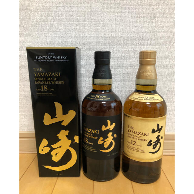 SUNTORY 山崎18年 山崎12年 700ml 新品未開栓 セット