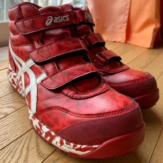 アシックス(asics)のアシックス安全靴　1st REDHOTオンライン限定27.5㌢(スニーカー)