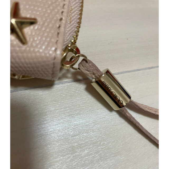 レディース(新品未使用) ジミーチュウ　長財布　ピンクベージュ JIMMY CHOO