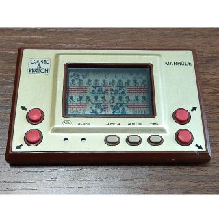 ニンテンドウ(任天堂)のゲームウォッチ：マンホール MANHOLE(携帯用ゲーム機本体)