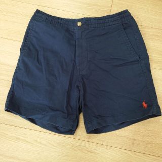 ポロラルフローレン(POLO RALPH LAUREN)のRALPH LAUREN　ポロ・ラルフローレン　ハーフパンツ　ネイビー　ロゴ付　(ショートパンツ)