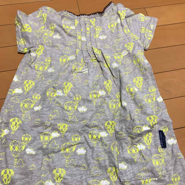 RAG MART(ラグマート)のRAGMART のワンピース　ベージュ＆イエロー キッズ/ベビー/マタニティのキッズ服女の子用(90cm~)(ワンピース)の商品写真