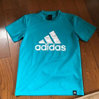 アディダス(adidas)の値下げ！アディダス ドライTシャツ グリーン サイズM(Tシャツ/カットソー(半袖/袖なし))