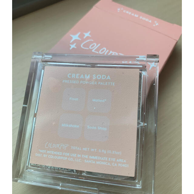 colourpop(カラーポップ)のcolourpop 新作4色アイシャドウ【Cream Soda】  コスメ/美容のベースメイク/化粧品(アイシャドウ)の商品写真