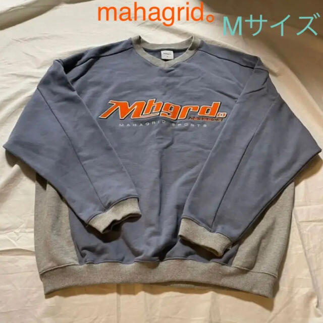 人気　MAHAGRID SPORTS TEAM SWEATSHIRT BLUE