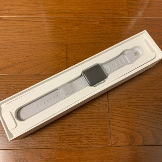 アップルウォッチ(Apple Watch)のApple Watch Series 3 GPSモデル 42mm silver(腕時計(デジタル))