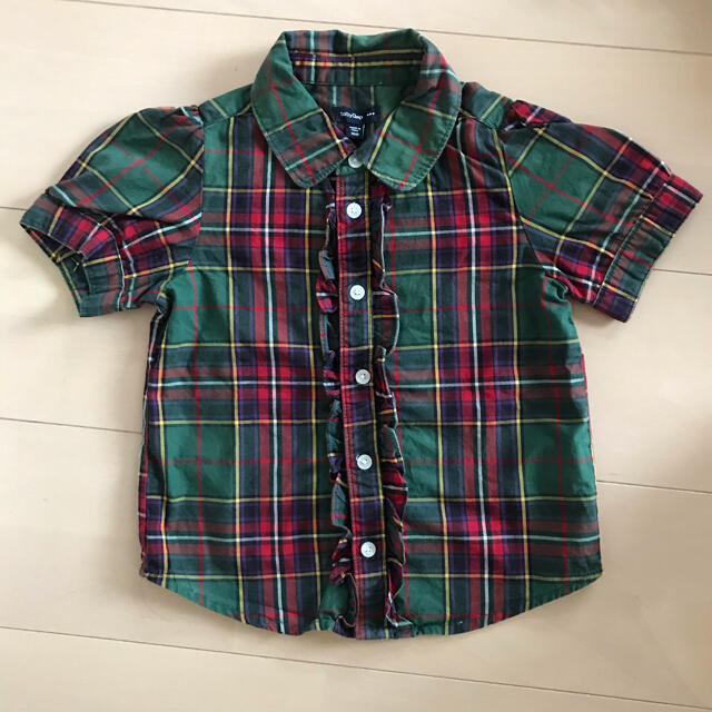 babyGAP(ベビーギャップ)のbaby GAP 100㎝半袖ブラウス キッズ/ベビー/マタニティのキッズ服女の子用(90cm~)(ブラウス)の商品写真