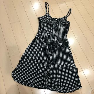 エイチアンドエム(H&M)の【送料込】H&M♡キャミワンピース♡チェック♡2way(ミニワンピース)