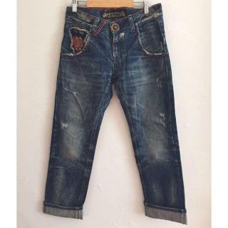 レッドペッパー(REDPEPPER)のREDPEPPER JEANS レッドペッパー ウイング 刺繍 ダメージジーンズ(デニム/ジーンズ)