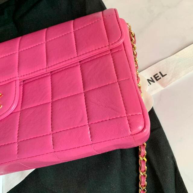 CHANEL(シャネル)のCHANEL シャネル 美品 チョコバー マトラッセ チェーンショルダー バッグ レディースのバッグ(ショルダーバッグ)の商品写真