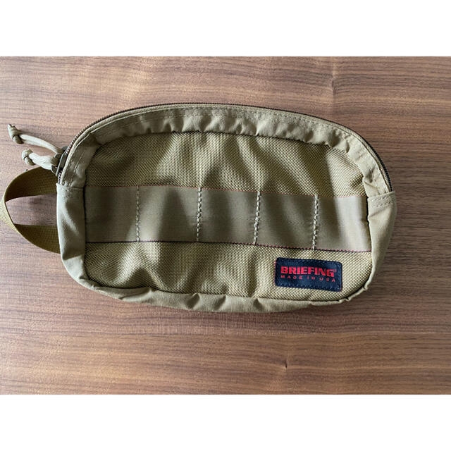 BRIEFING(ブリーフィング)のBRIEFING DOUBLE ZIP POUCH coyote メンズのバッグ(その他)の商品写真