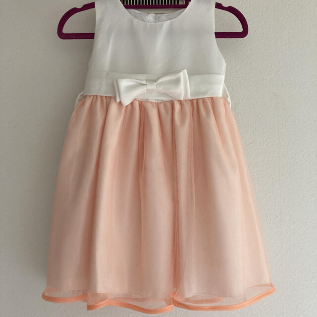 ドレス 発表会 結婚式　100サイズ キッズ/ベビー/マタニティのキッズ服女の子用(90cm~)(ドレス/フォーマル)の商品写真