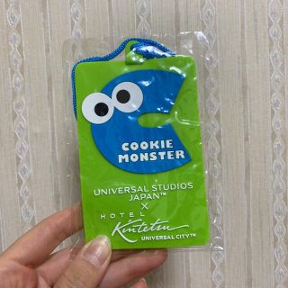 セサミストリート(SESAME STREET)のユニバーサルスタジオ ホテル近鉄 非売品 ラバーパスケース クッキーモンスター(名刺入れ/定期入れ)