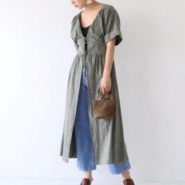 TODAYFUL(トゥデイフル)のTODAYFULカットジャガードドレス/カーディガン/ガウン レディースのワンピース(ロングワンピース/マキシワンピース)の商品写真