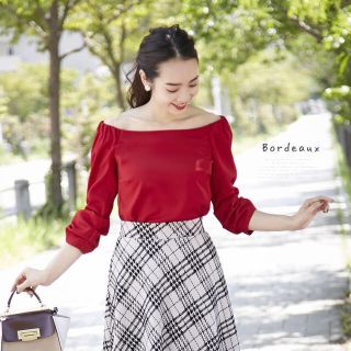 トッコ(tocco)の♡品可愛くお袖リボンオフショルブラウス♡(シャツ/ブラウス(長袖/七分))