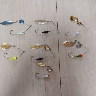 スピナーベイト　セット　錆あり(ルアー用品)