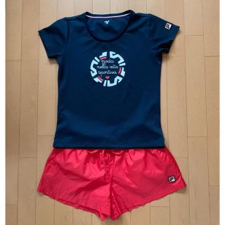 フィラ(FILA)のフィラシャツパンツセット(ウェア)