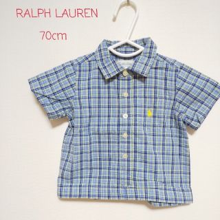 ラルフローレン(Ralph Lauren)の70cm【RALPH LAUREN】チェックシャツ(シャツ/カットソー)