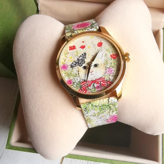 GUCCI - 完売☆ グッチ並木限定 グッチ ヒグチユウコ 腕時計 GUCCI - 完売☆ グッチ並木限定 グッチ ヒグチユウコ 腕時計