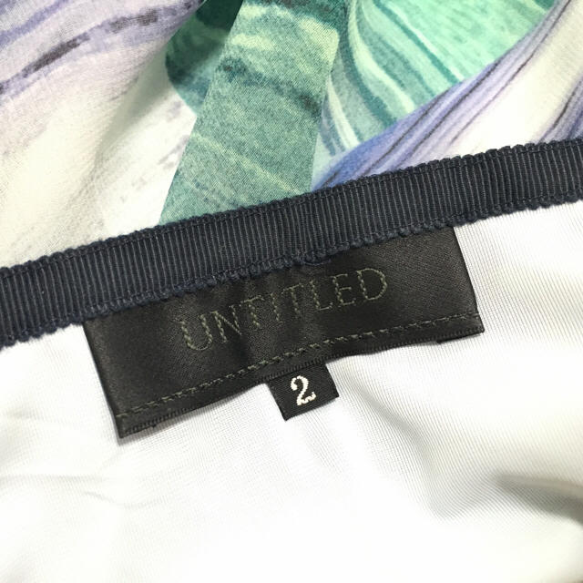 UNTITLED(アンタイトル)のUNTITLED シフォンスカート レディースのスカート(ひざ丈スカート)の商品写真