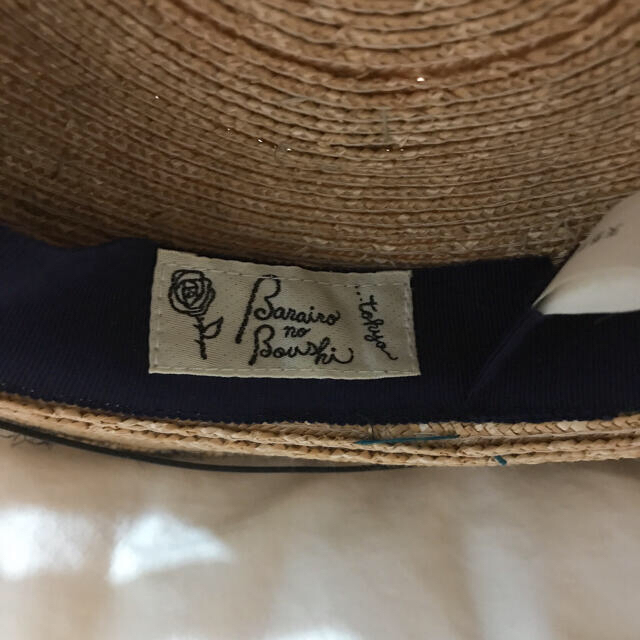 CA4LA(カシラ)の【バラ色の帽子】水玉ストローハット レディースの帽子(麦わら帽子/ストローハット)の商品写真
