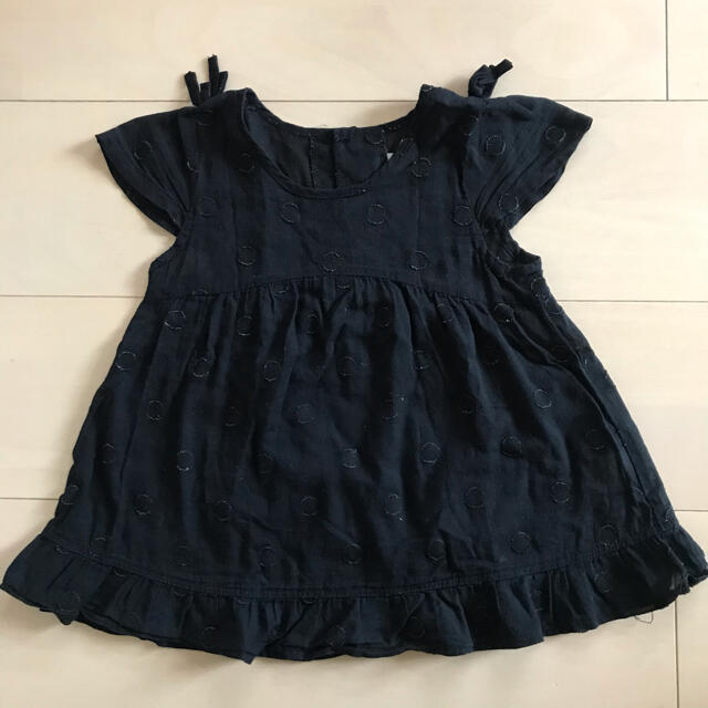 Jouesdouces 95㎝黒色トップス キッズ/ベビー/マタニティのキッズ服女の子用(90cm~)(Tシャツ/カットソー)の商品写真