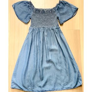 ザラキッズ(ZARA KIDS)の美品！ZARA kidsジンズ風ワンピース124cm(ワンピース)