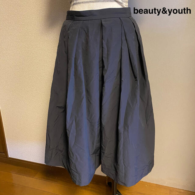 BEAUTY&YOUTH UNITED ARROWS(ビューティアンドユースユナイテッドアローズ)の【beauty&youth】ビューティーアンドユース フレアスカート レディースのスカート(ひざ丈スカート)の商品写真