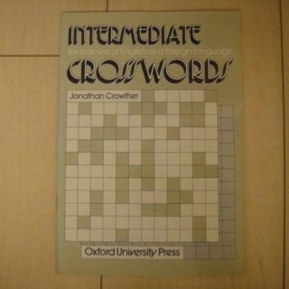 英語版クロスワード（Inetermediateレベル）(語学/参考書)