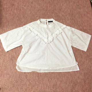 ダブルクローゼット(w closet)の最終値下げフリンジシャツ(シャツ/ブラウス(半袖/袖なし))