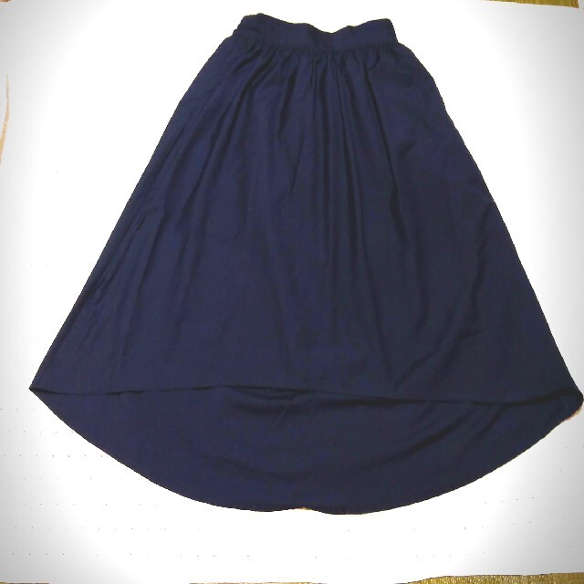 HusHush(ハッシュアッシュ)のHushush ハシュアッシュ フィッシュテール スカート Mサイズ ネイビー レディースのスカート(ロングスカート)の商品写真