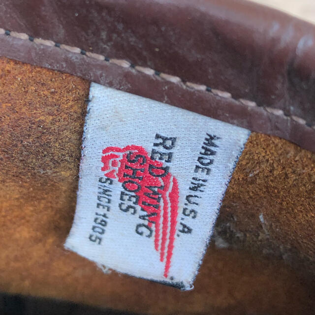 RED WING アイリッシュセッター 内羽タグ 2