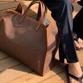 アパルトモンドゥーズィエムクラス(L'Appartement DEUXIEME CLASSE)のアヴァケーション　A vacation  TANK  CHOCO  新品　(トートバッグ)