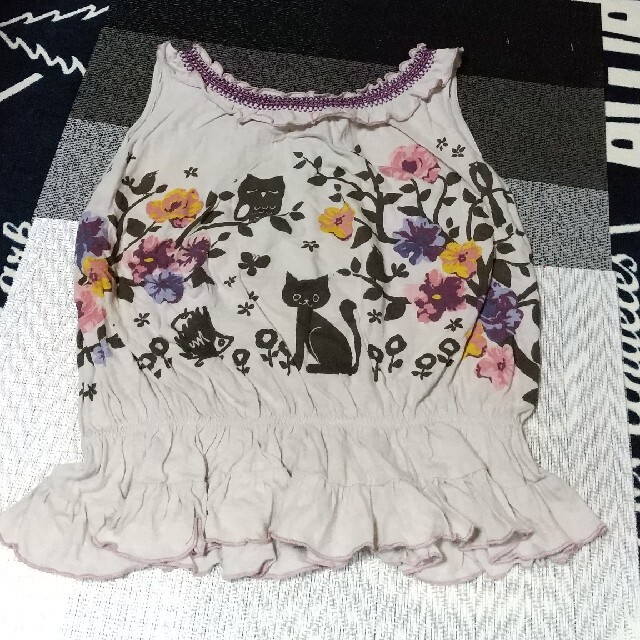 ANNA SUI mini(アナスイミニ)のANNA SUI MINI ノースリーブ キッズ/ベビー/マタニティのキッズ服女の子用(90cm~)(Tシャツ/カットソー)の商品写真