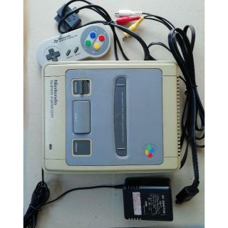 スーパーファミコン 本体 聖剣伝説 2 3 セット アダプター AVケーブル(家庭用ゲーム機本体)