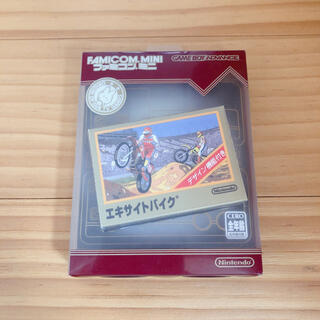 ニンテンドウ(任天堂)のファミコンミニ エキサイトバイク GBA(携帯用ゲームソフト)