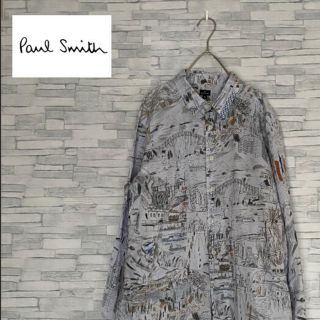 ポールスミス(Paul Smith)のポールスミス　総柄シャツ　メンズXL シャツ(シャツ)