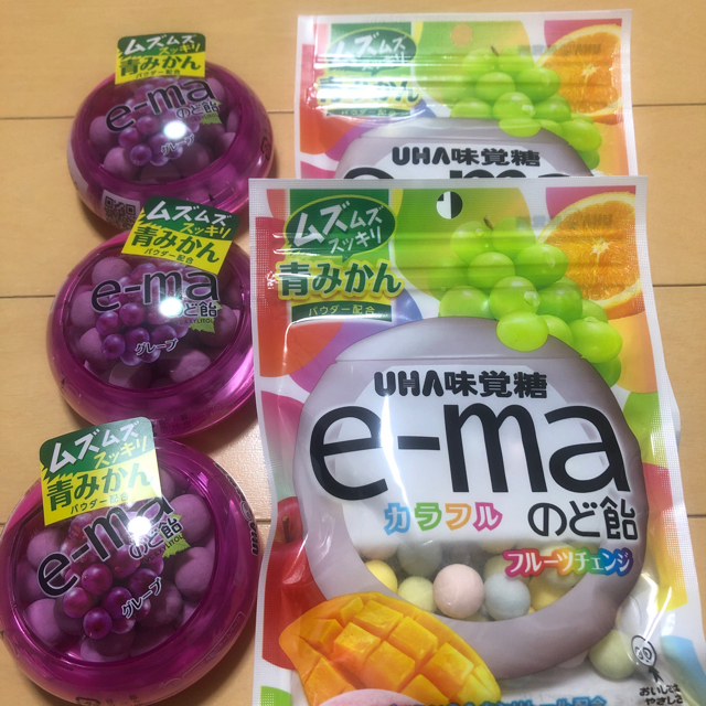 UHA味覚糖(ユーハミカクトウ)のUHA味覚糖　e-maのど飴　 食品/飲料/酒の食品(菓子/デザート)の商品写真