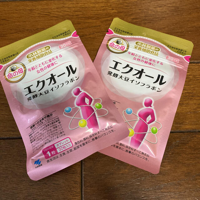 小林製薬(コバヤシセイヤク)の小林製薬の栄養補助食品 発酵大豆イソフラボン エクオール 30粒*2コセット 食品/飲料/酒の健康食品(その他)の商品写真