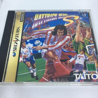 タイトー(TAITO)のハットトリックヒーローS  セガサターン　ソフト　タイトー(家庭用ゲームソフト)