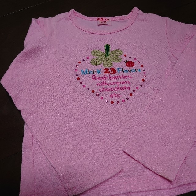 MINI-K(ミニケー)のカットソー、ボレロ２点セット キッズ/ベビー/マタニティのキッズ服女の子用(90cm~)(Tシャツ/カットソー)の商品写真