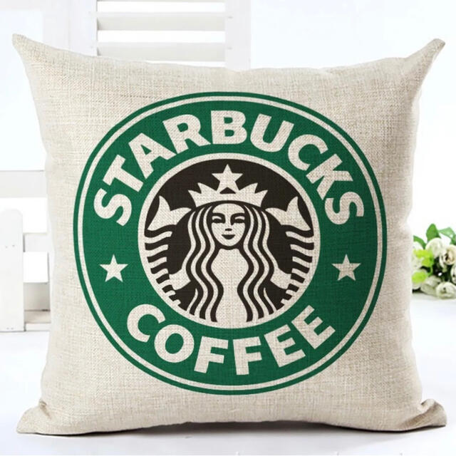 スターバックス クッションカバー Starbucks インテリア/住まい/日用品のインテリア小物(クッションカバー)の商品写真