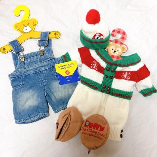 ダッフィー(ダッフィー)のダッフィー コスチューム 服 洋服 公式 クリスマス オーバーオール サロペット(キャラクターグッズ)