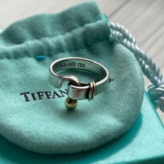 ティファニー(Tiffany & Co.)のTiffany ティファニー　フック&アイ　リング　コンビ　10.5号位(リング(指輪))